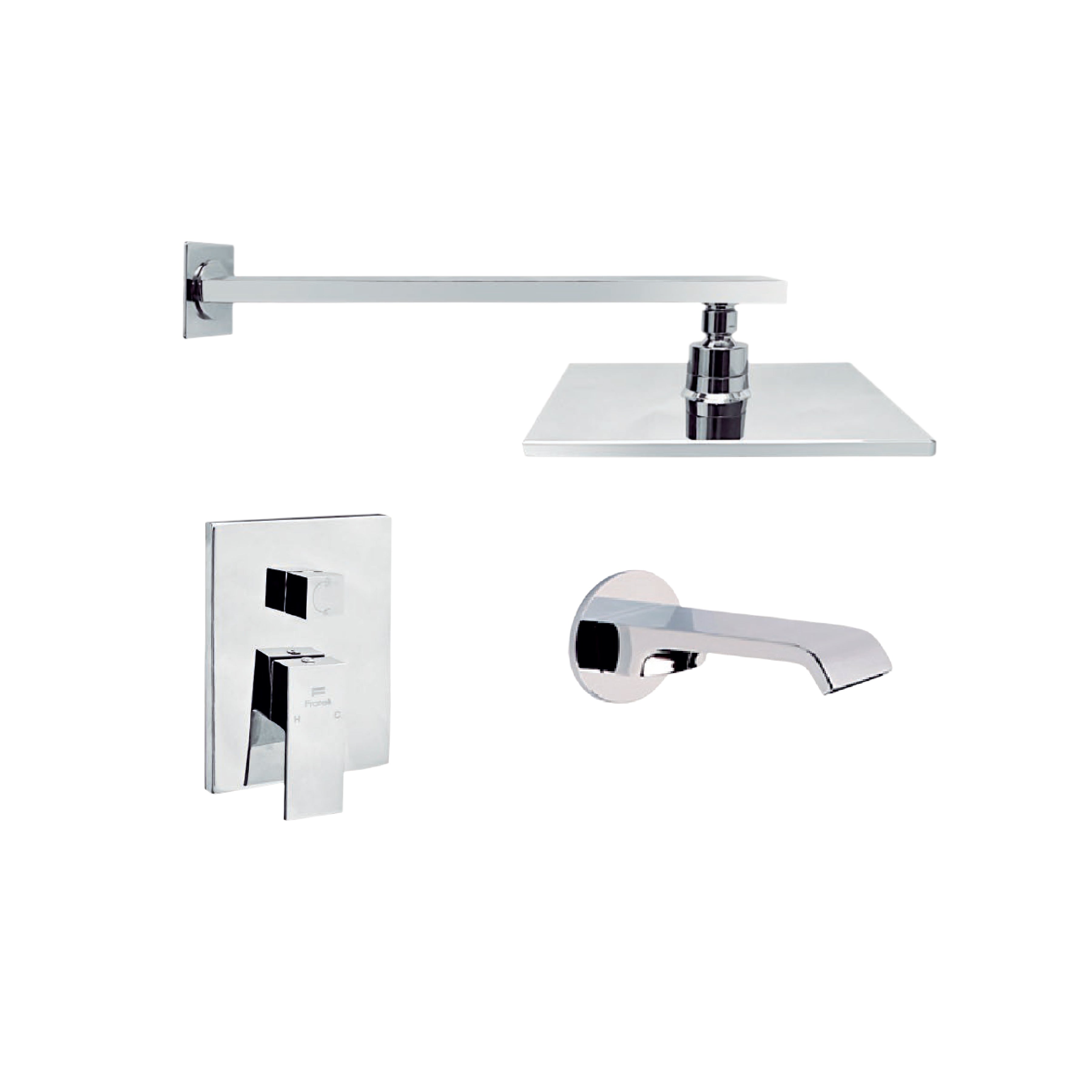 Mezcladora Monoc. Miniml.P/Ducha y Tina C/Pico-6003 Fratelli